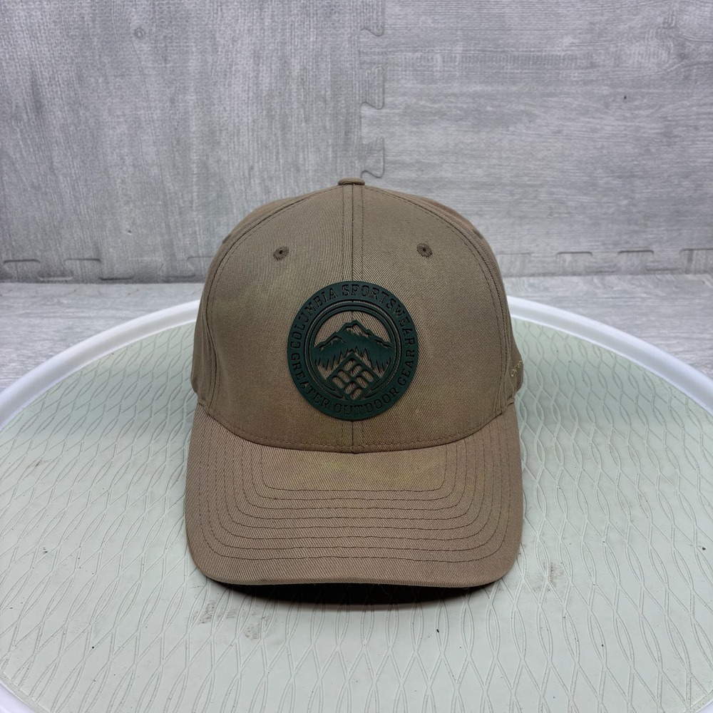 Columbia Sportswear Hat Mens L/XL Brown Cotton Flexfit Omni-Shade 20843